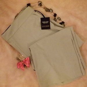 Simply Vera Wang Cropped Pull On Pant Gray Sz XXL